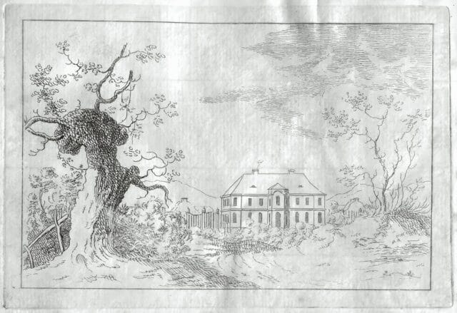 Grafik "Schloss Königshain", Karl Adolf Gottlob von Schachmann